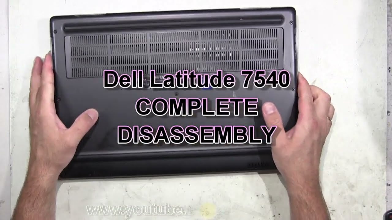 Dell Precision 7540 How To Complete Take Apart Full Disassembly Nothing Left