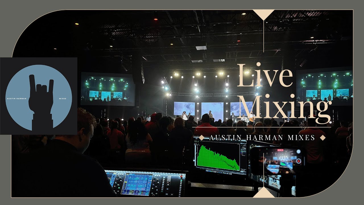 Church Front of House Live Mixing from Allen & Heath dLive S5000 Console | Master Audio Engineer