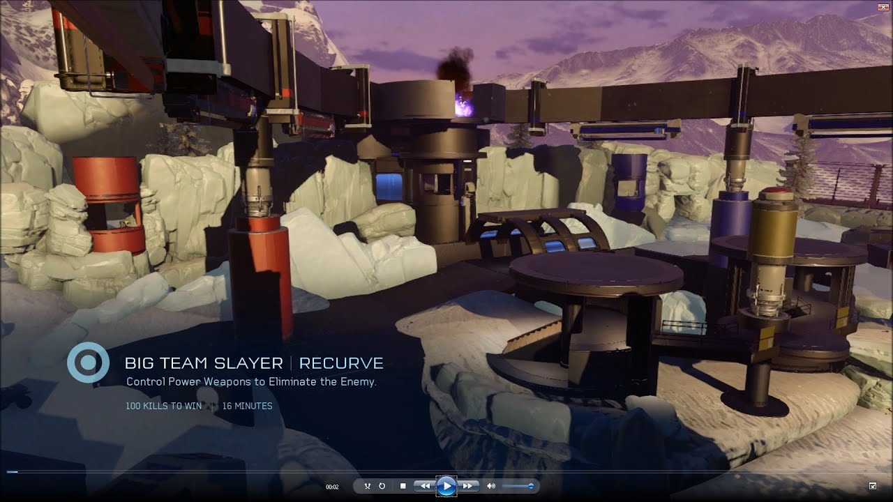 Halo 5 Big Team Battle Recurve Slayer 1080p 60fps
