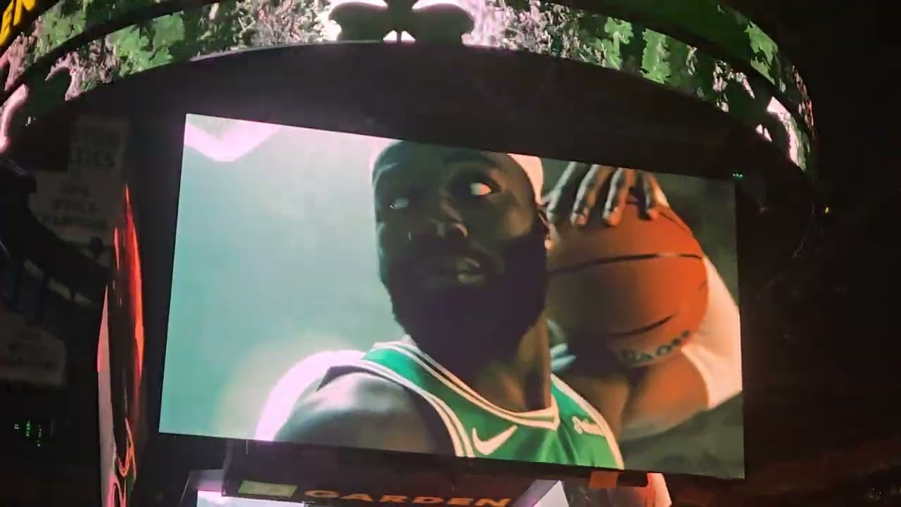 Boston Celtics Intro 2024 In Season Tournament vs Cleveland Cavaliers TD Garden Boston Massachusetts
