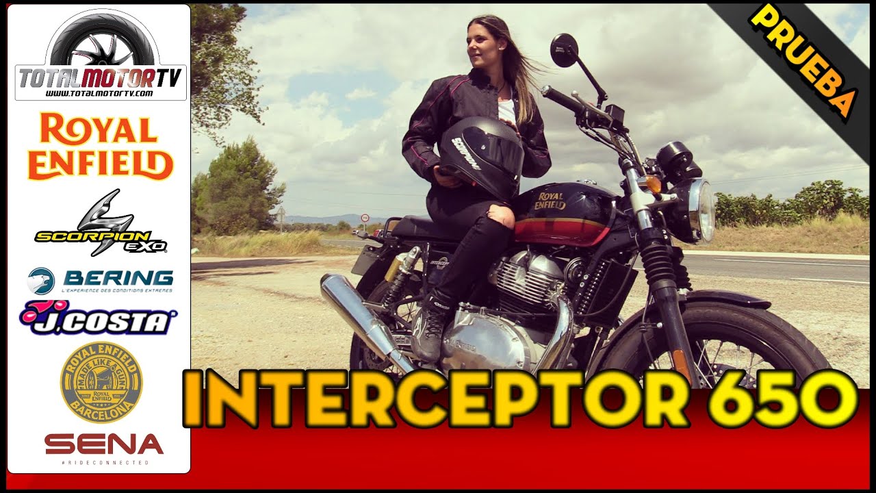 Royal Enfield INTERCEPTOR 650 - Prueba /Test / Review en español | Total Motor TV