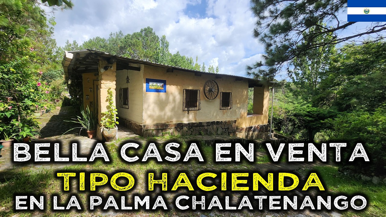 Casa en venta en las montañas de El Salvador en zona privilegiada para trabajar como AIRBNB
