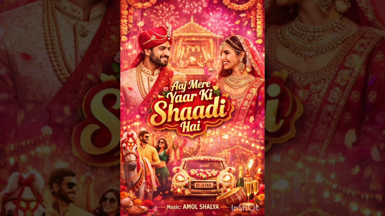 Aaj mere yaar ki shaadi hai #dosti #shadi #baraat #djsong 