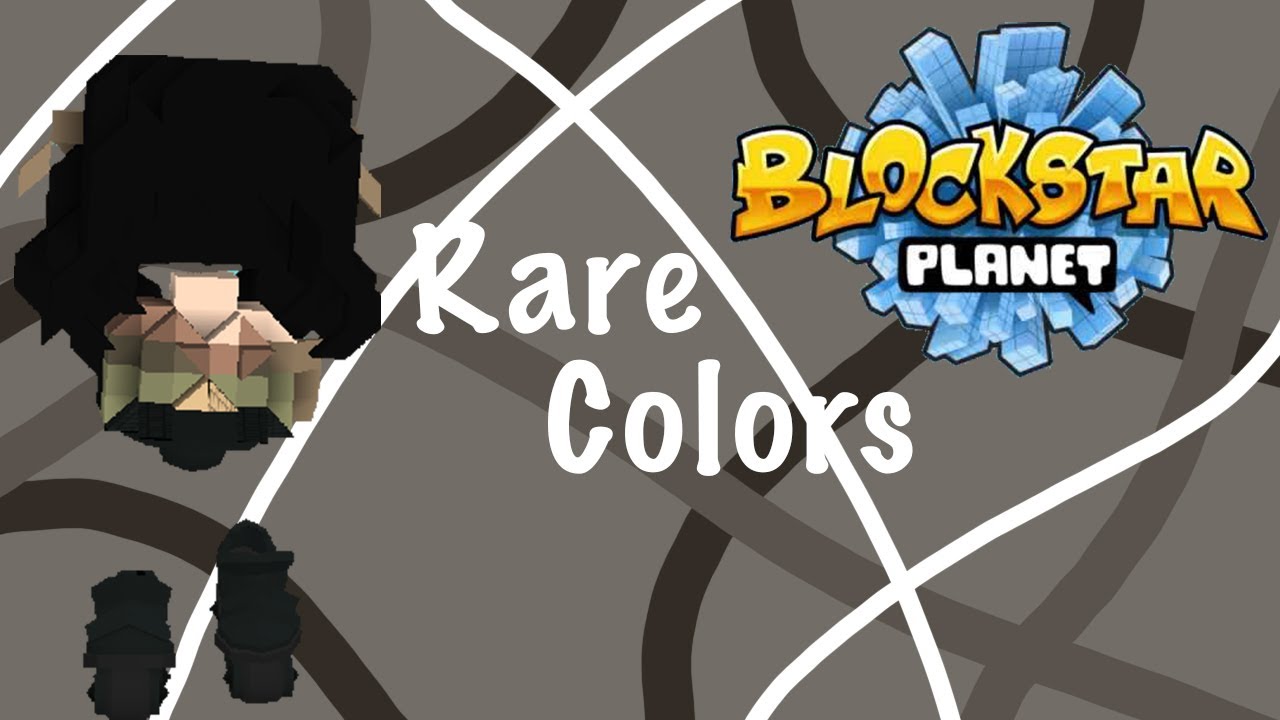 How to get rare colors! | BlockStarPlanet