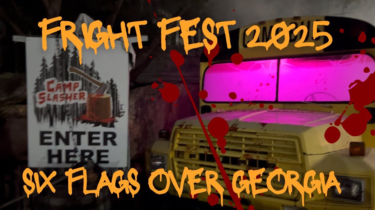Fright Fest 2025 Opening Night at Six Flags Over Georgia – Full Vlog & First Reactions!