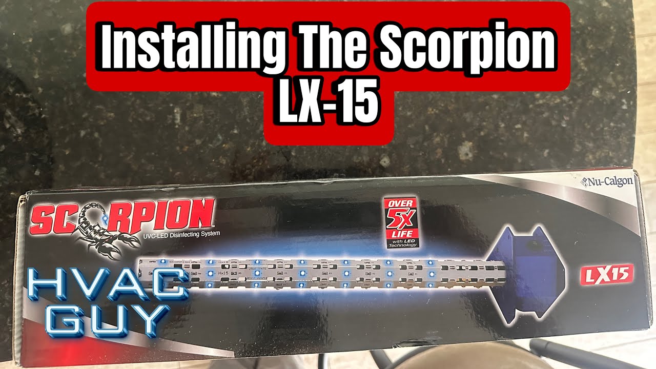 Installing The Scorpion LX15 In My House! #hvacguy #hvaclife