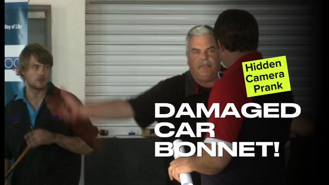 Damaged Car Bonnet Prank!!