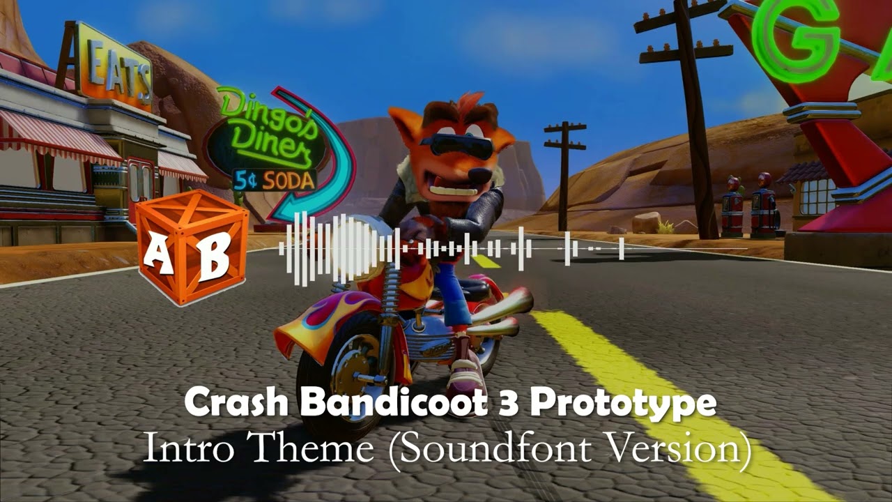 Crash Bandicoot 3 Prototype | Intro Theme (Soundfont Version) [Extended]