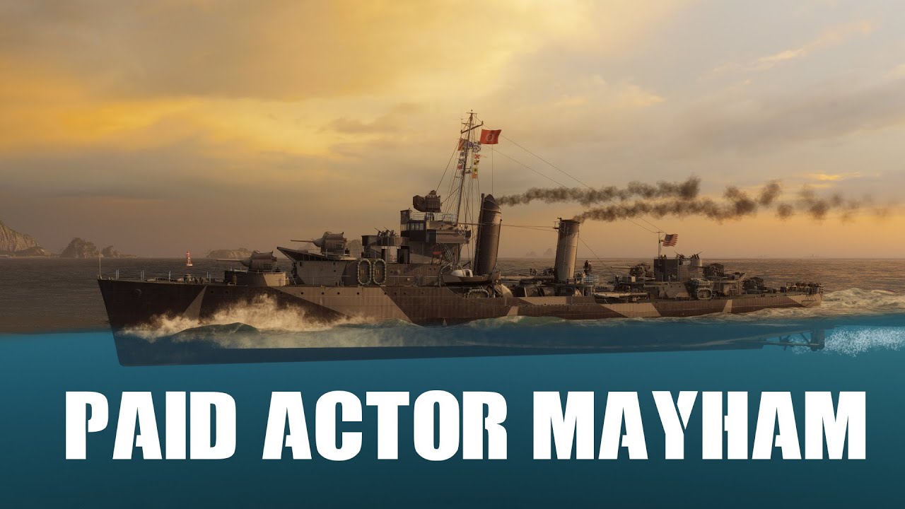 Paid actor Mayham - World of Warships
