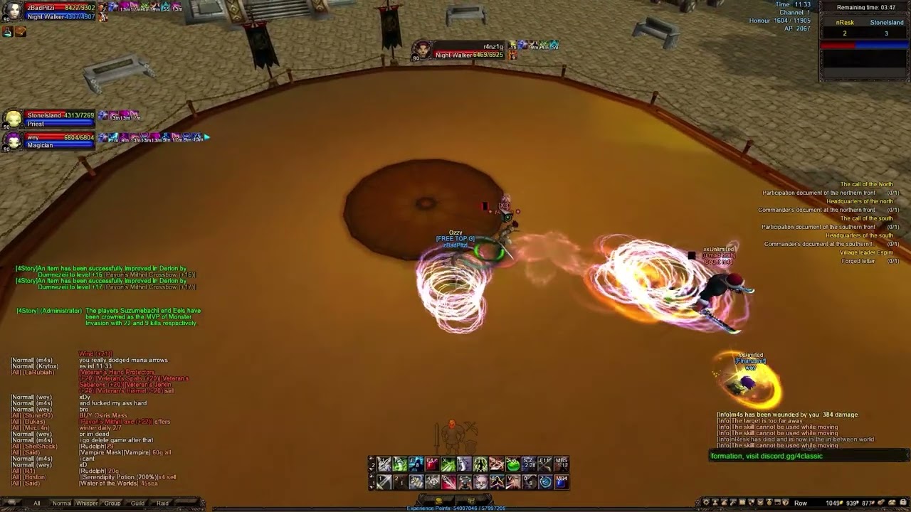 4Classic - 3v3 Arena - Ozzy x Limited x StoneIsland  Part 1