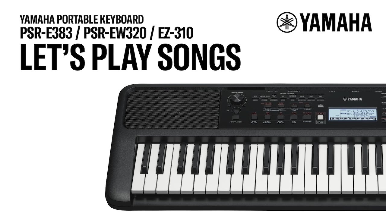 Yamaha Portable Keyboard PSR-E383 / PSR-EW320 / EZ-310  Style Video 3