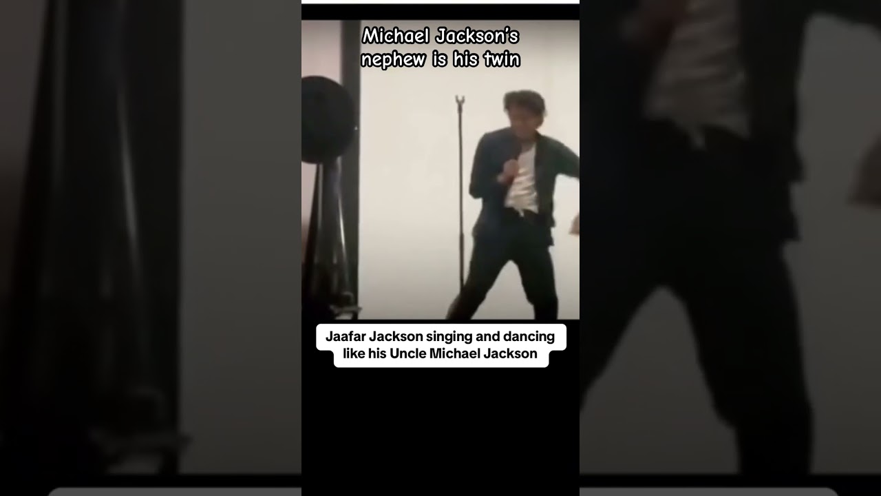 Jaafar Jackson is his uncle&rsquo;s twin. #music #michealjackson #dancing #biopic