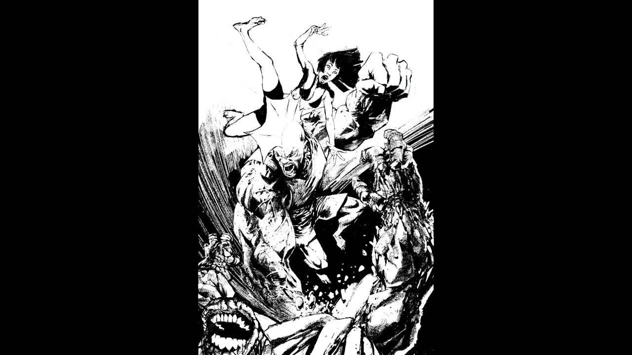 SAVAGE DRAGON Cover Art (Process Video) - Part 1 of 2