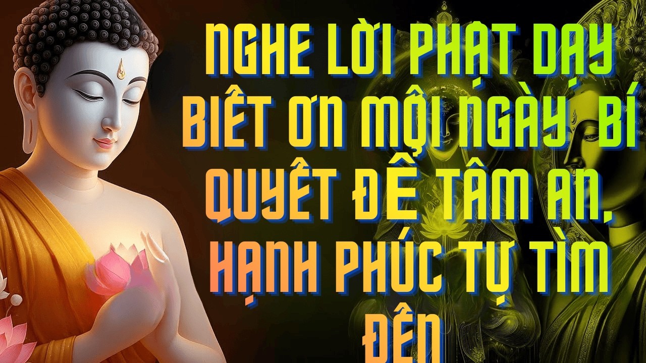 Phật Dạy_ Biết Ơn Mỗi Ngày–Bí Quyết Để Tâm An,Hạnh Phúc Tự Tìm Đến#phat phap an nhien #loi phat day