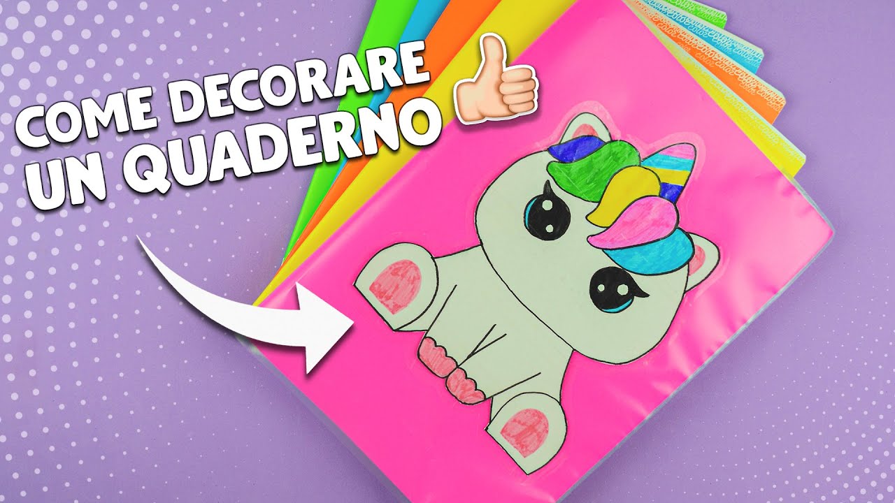 Come personalizzare un Quaderno Facile | DIY Back to School | How to decorate a Notebook