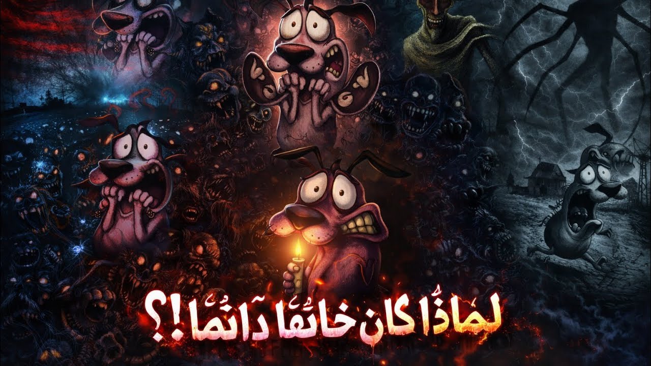 ليش دايما خايف ؟ النظرية الأكثر رعبًا  . . | #كرتون #كورج_الجبان #اكسبلور 