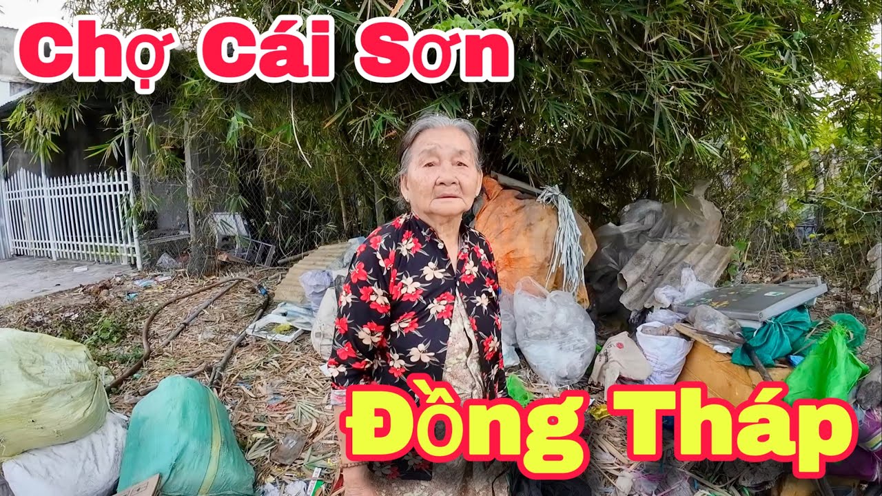 Chợ Cái Sơn Lai Vung Đồng Tháp Người Khó Khăn Lớn Tuổi Vui Mừng Nhận Quà Hảo Tâm | Khương Nhựt Minh