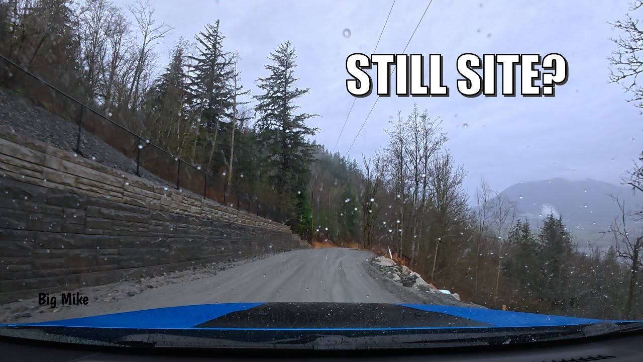 Rainy Backroad Run - Pavement to Gravel on Sumas Mountain - Still Site Scouting