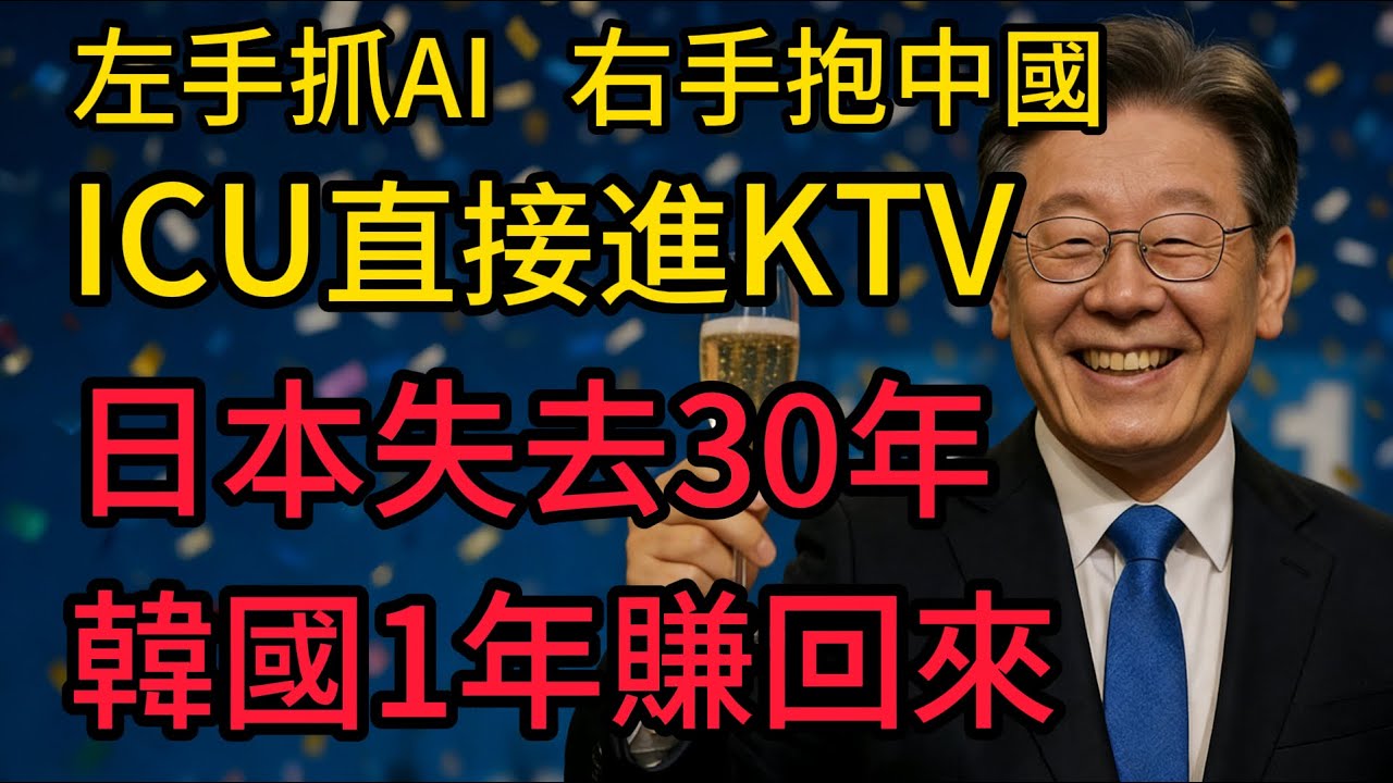 从ICU直接进KTV！左手抓AI，右手抱中國，韩国国运爆发的真相，竟是读懂了东亚的生存法则。