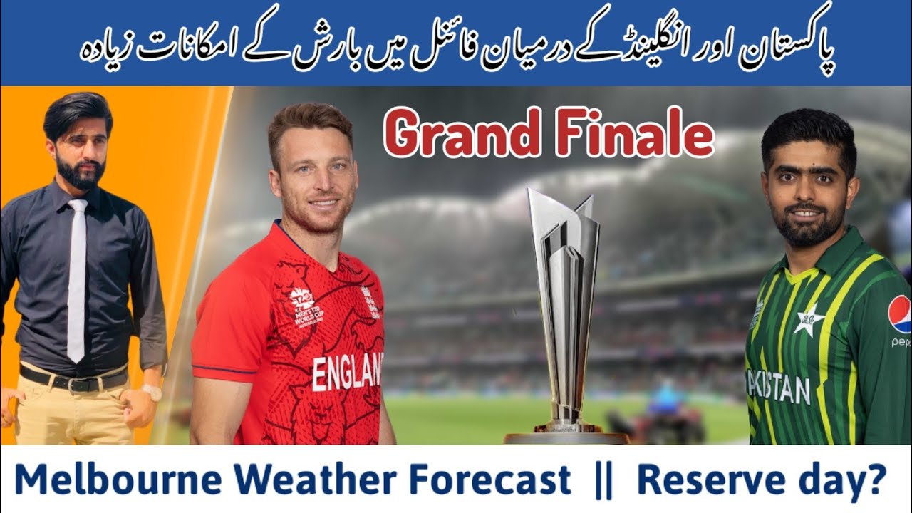 Pak vs Eng Final || Melbourne Weather Forecast Update || ICC New Rain Rules || Rain Chances?