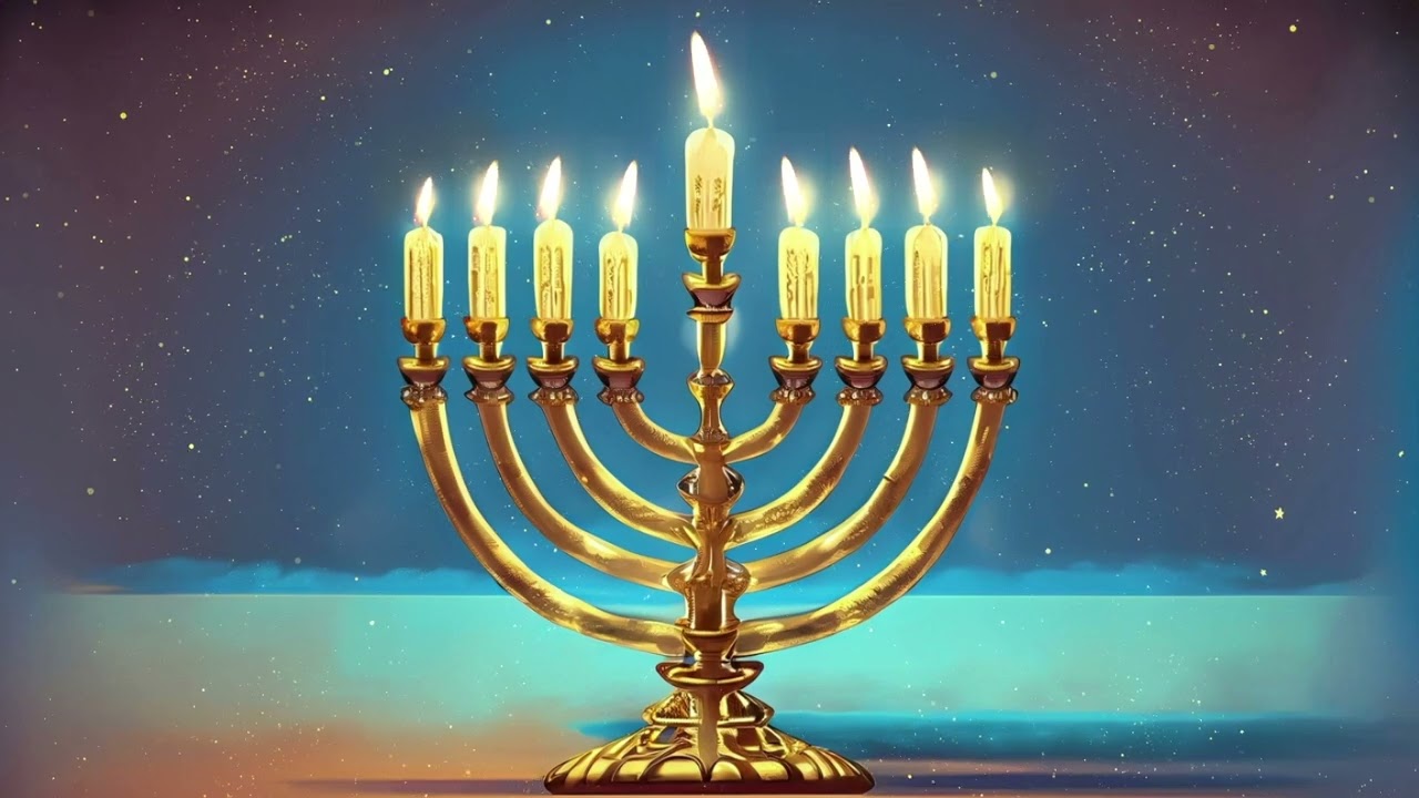 Holiday Celebrate - Happy Hanukkah - Lighting the Menorah 🕎 -8 Days of Hanukkah -Lofi Hanukkah Music