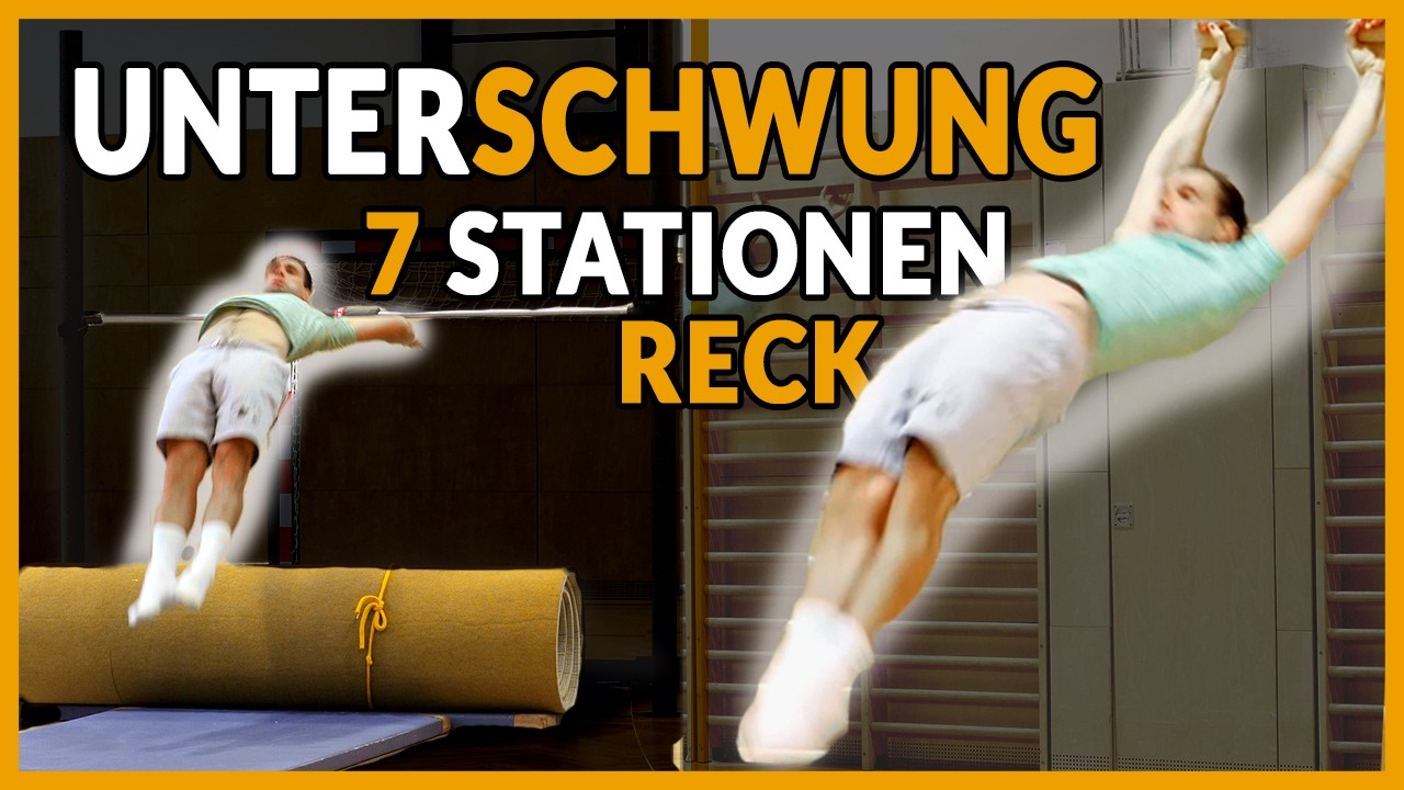 Unterschwung Reck lernen – Sportunterricht