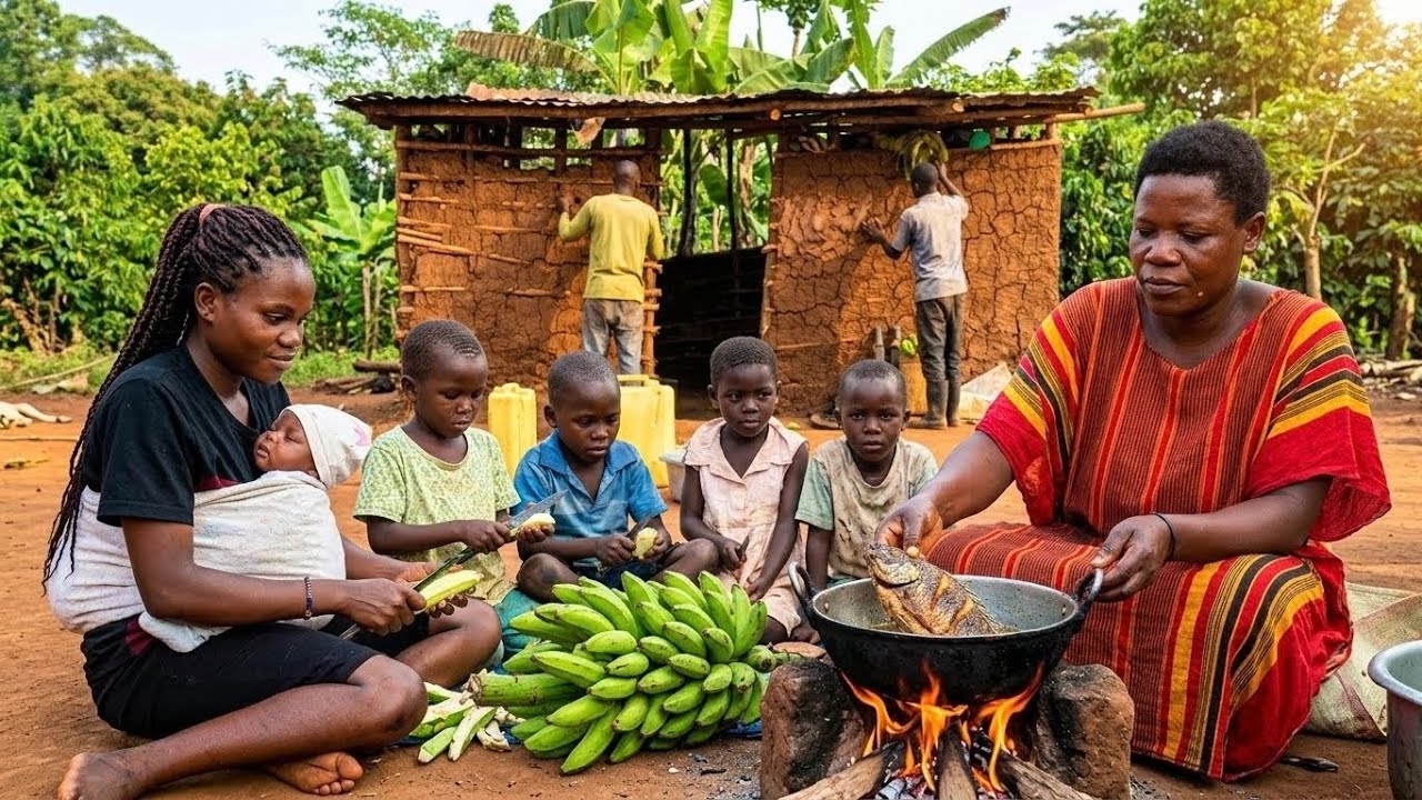 A Tasty Healthy African Lunch For Our Big Family & Final Touches On Our New Kitchen