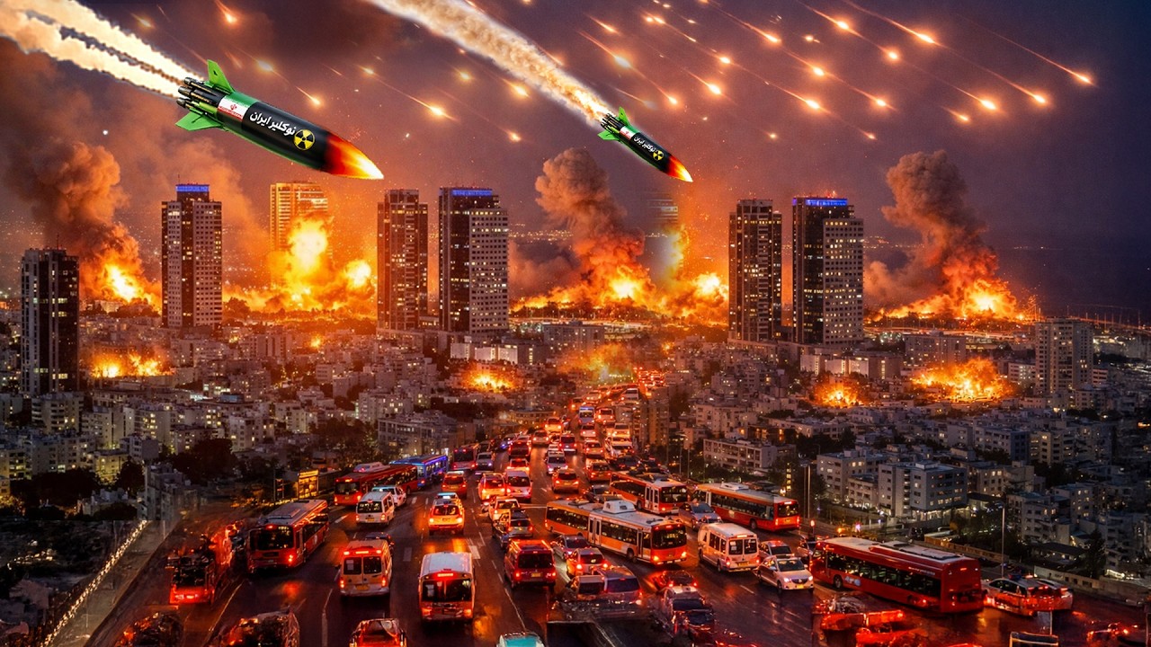 RUDAL HYPERSONIC IRAN DILUNCURKAN KE TEL AVIV!? Langit Israel Membara, Balasan Kematian Ali Khamenei