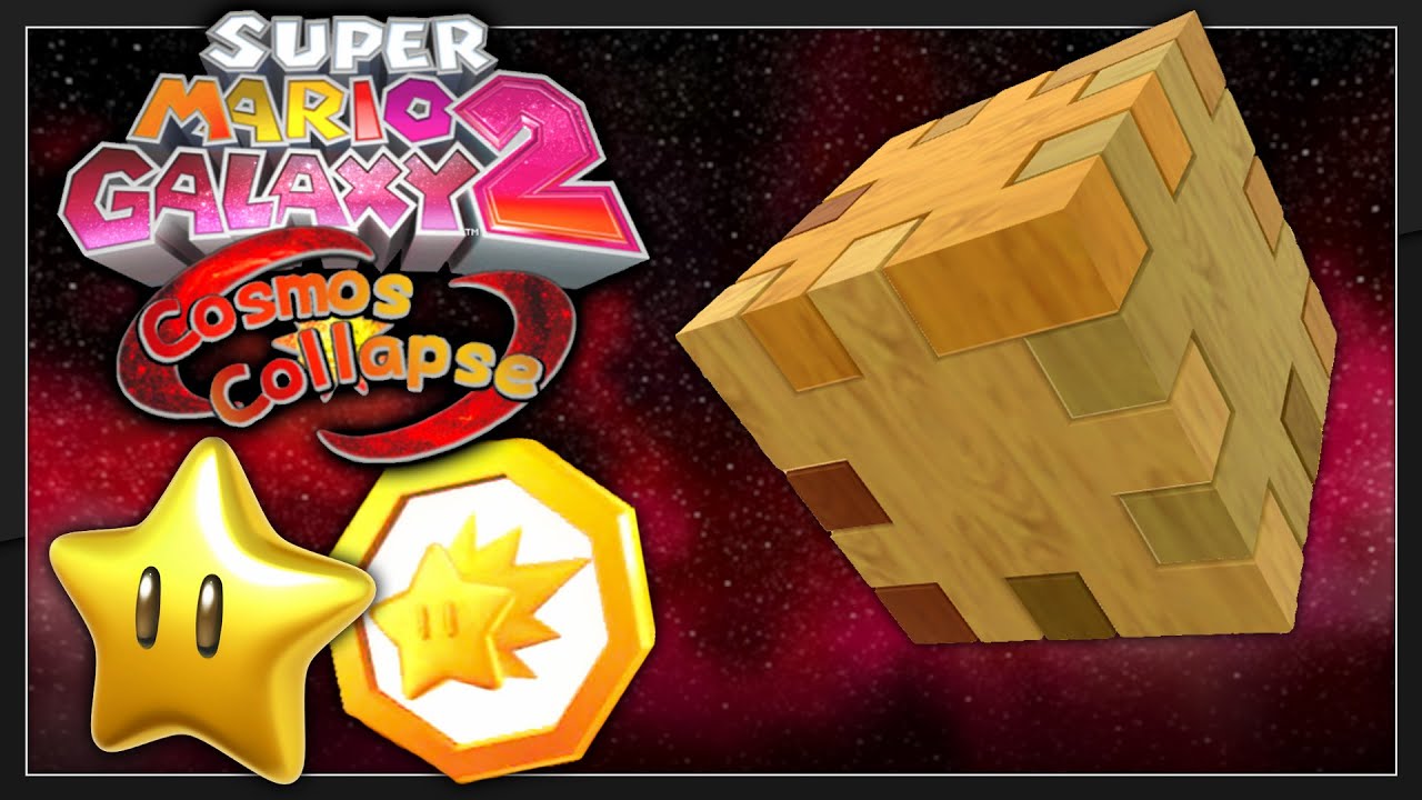 Super Mario Galaxy 2 Cosmos Collapse - Falling Up Galaxy ALL STARS / COMET MEDAL