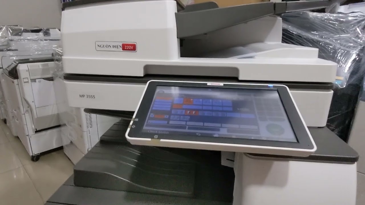 Review máy Photocopy Ricoh MP 3555 Trắng Đen - Văn Phòng Công ty - Tiệm Dịch vụ mới MỞ