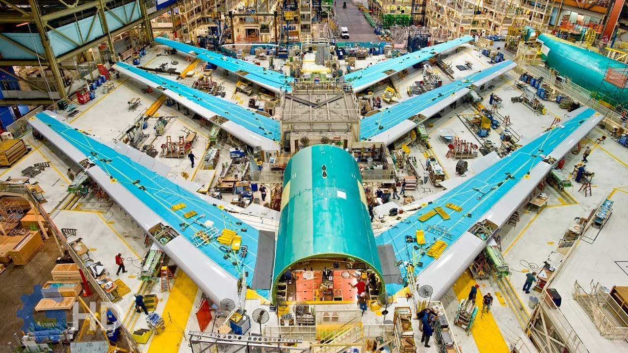 The 9 Day Process Building A Boeing - Extremely Modern Aircraft Manufacturing Technology