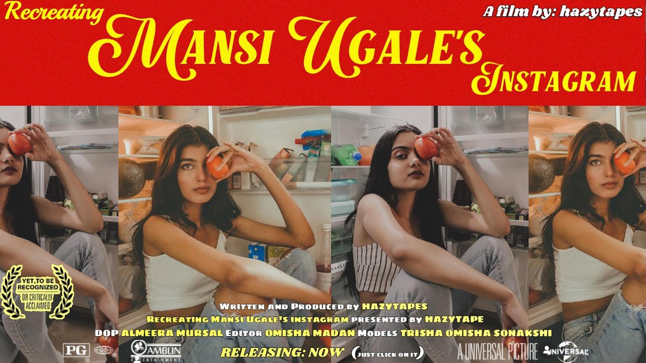 We Recreated MANSI UGALE'S Instagram Pictures 📷
