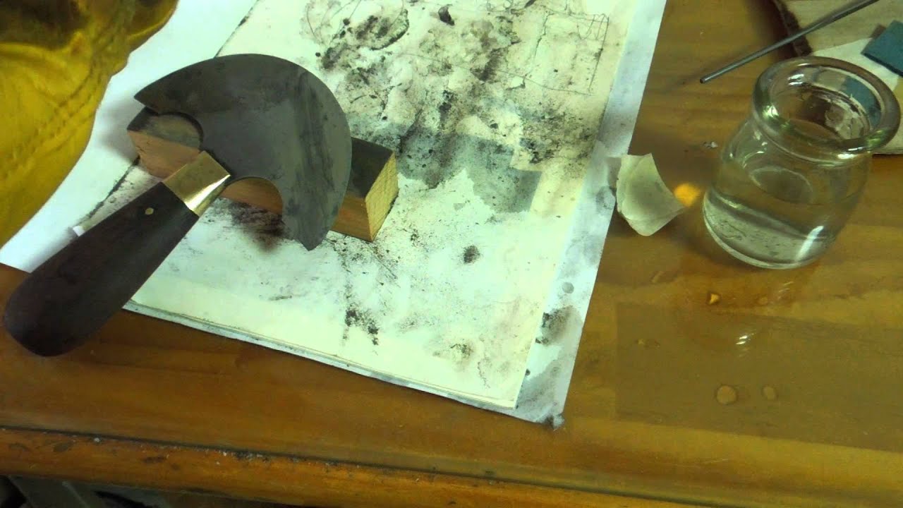 C.S. OSBORNE Round Knife Restoration : RUST REMOVAL 3