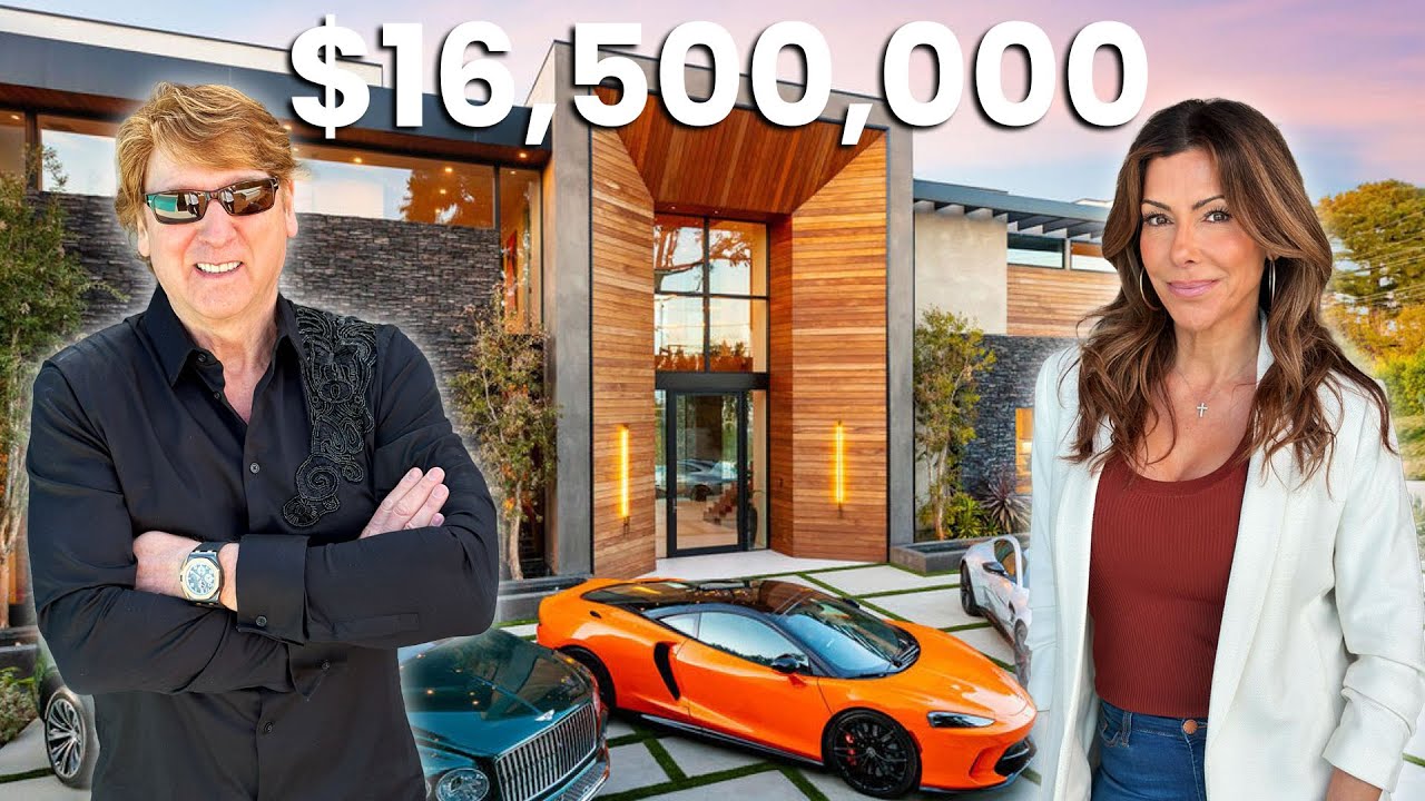 $16.5MILLION Beverly Hills Modern Mansion With Jet Liner City Views!