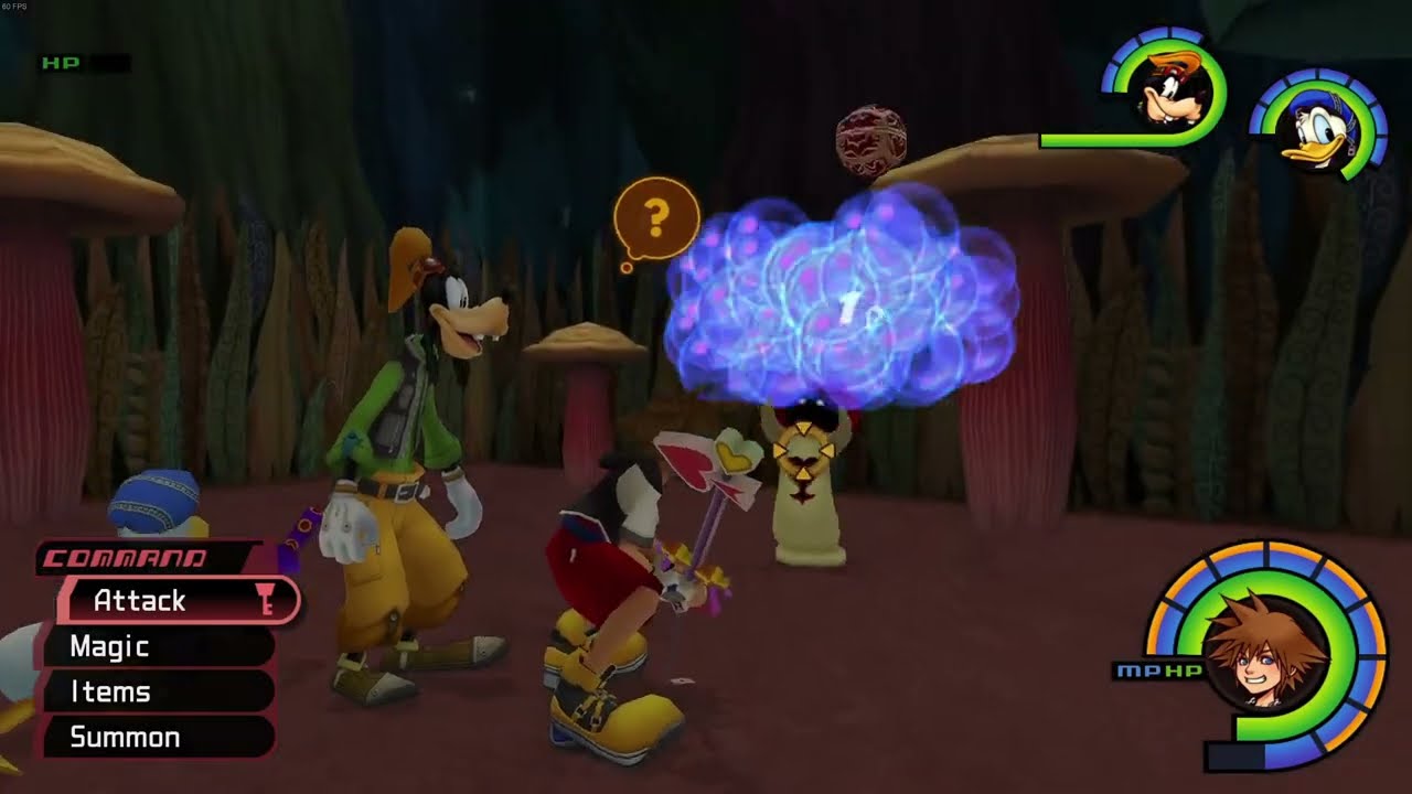 Kingdom Hearts Final Mix: White Mushroom Mystery Goo Farm