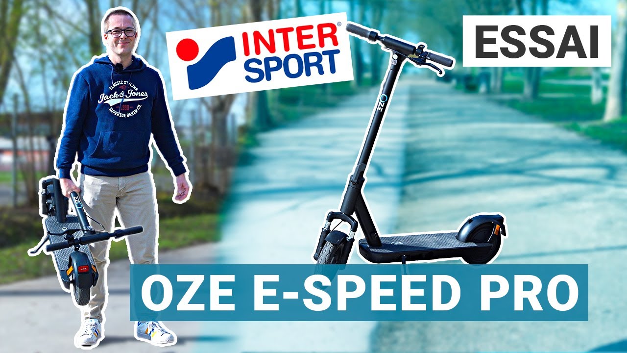 Trottinette électrique Intersport : on a testé la Oze E-Speed Pro !