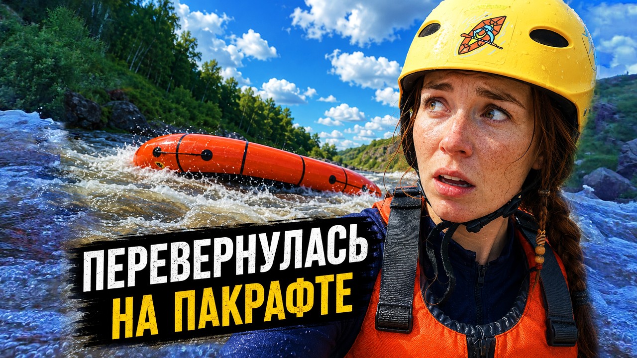 THE RAPIDS DROWNED ME, BUT I SURVIVED! WHITE WATER ON THE PACKRAFT