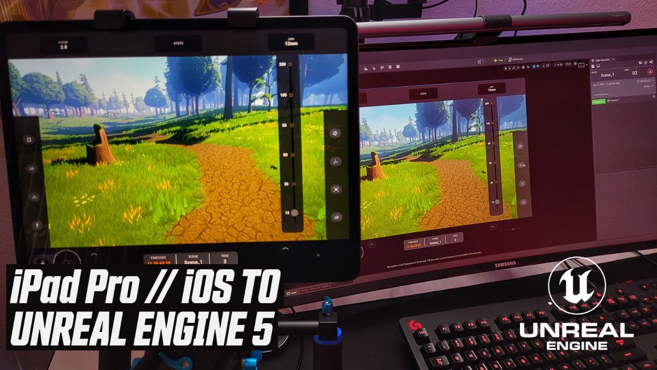 Using the iPad Pro //iOS in Unreal Engine 5