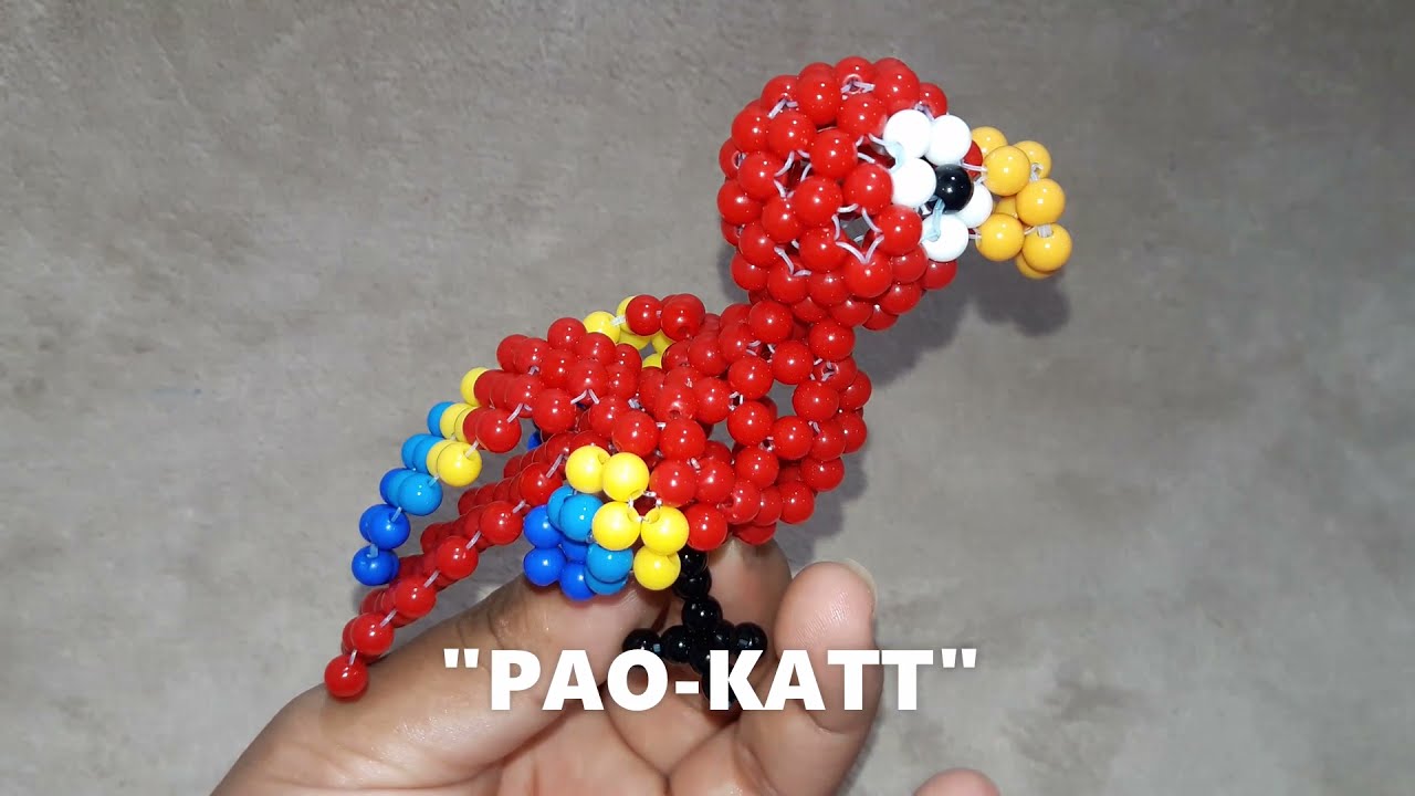 Loro/Guacamayo con perlas||TUTORIAL