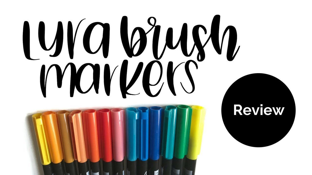 Lyra Brush Marker Review / Tombow Alternative ~ VickyStudies