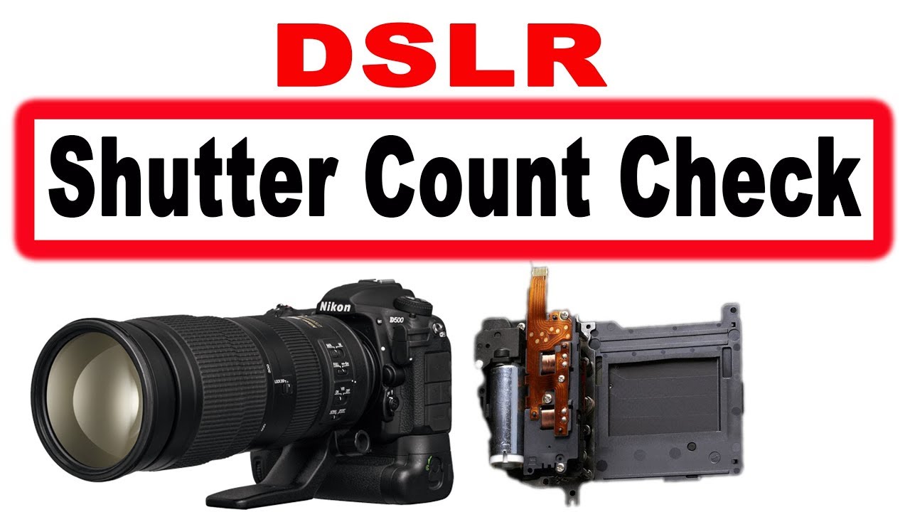 DSLR shutter count check, What to do before buying secondhand camera? #Photo Vision