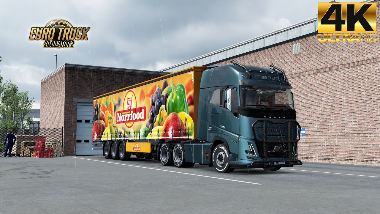 Euro Truck Simulator 2 1.56 ➤ JBX Graphics 2 | Linkoping to Ventspils Gameplay 4K