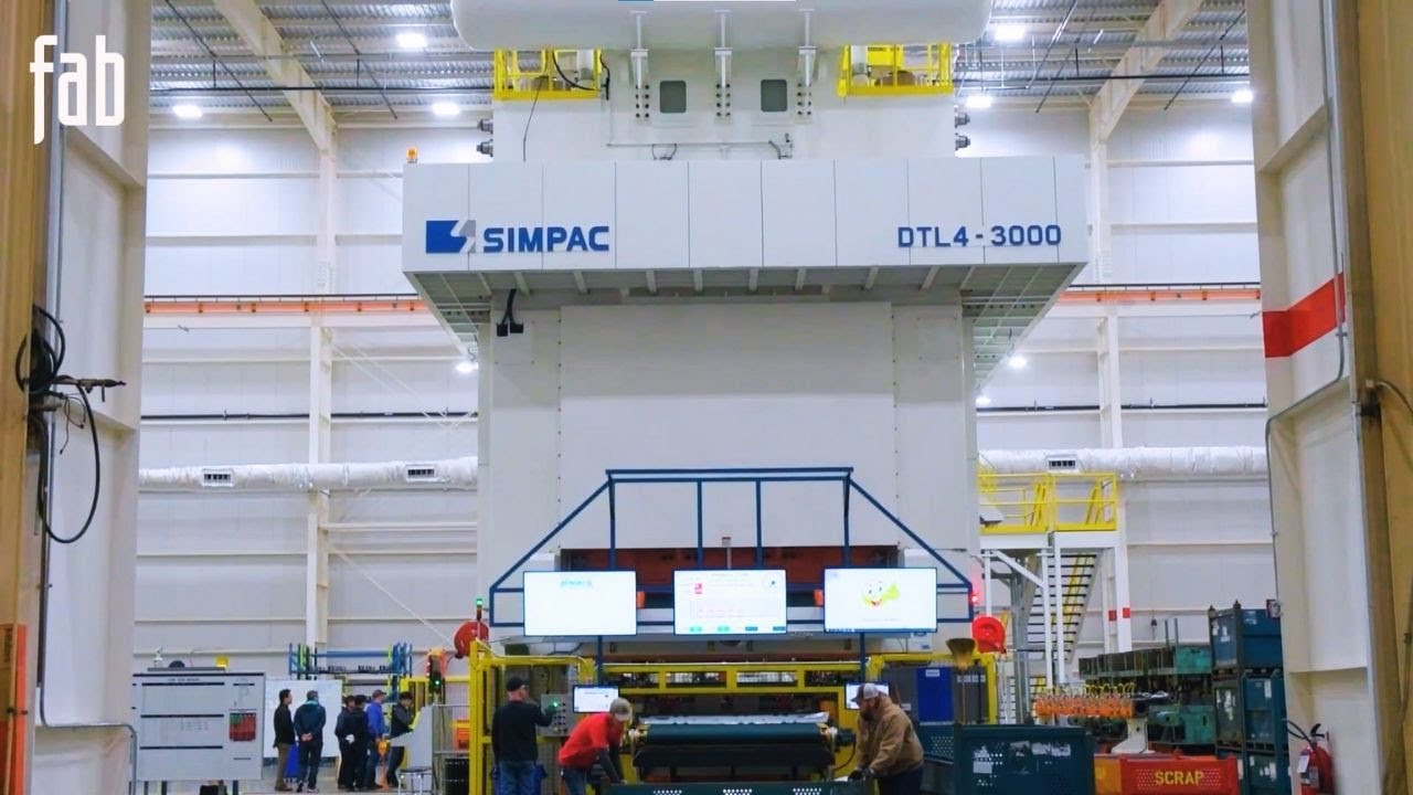 Martinrea Hopkinsville installs 3,000-tonne Simpac transfer press to stamp massive automotive part