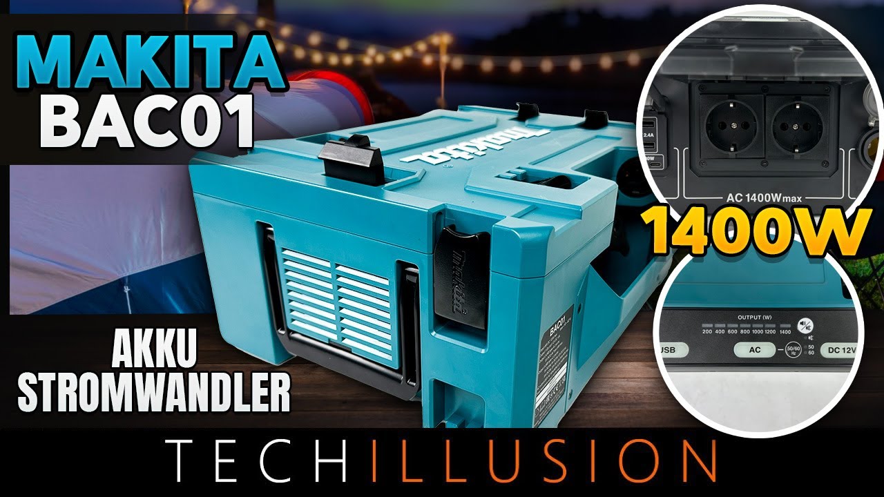 🔥TOP oder FLOP?!🧐😱 Der NEUE Akku Wechselrichter BAC01 von Makita im MAKPAC! Power Station Review