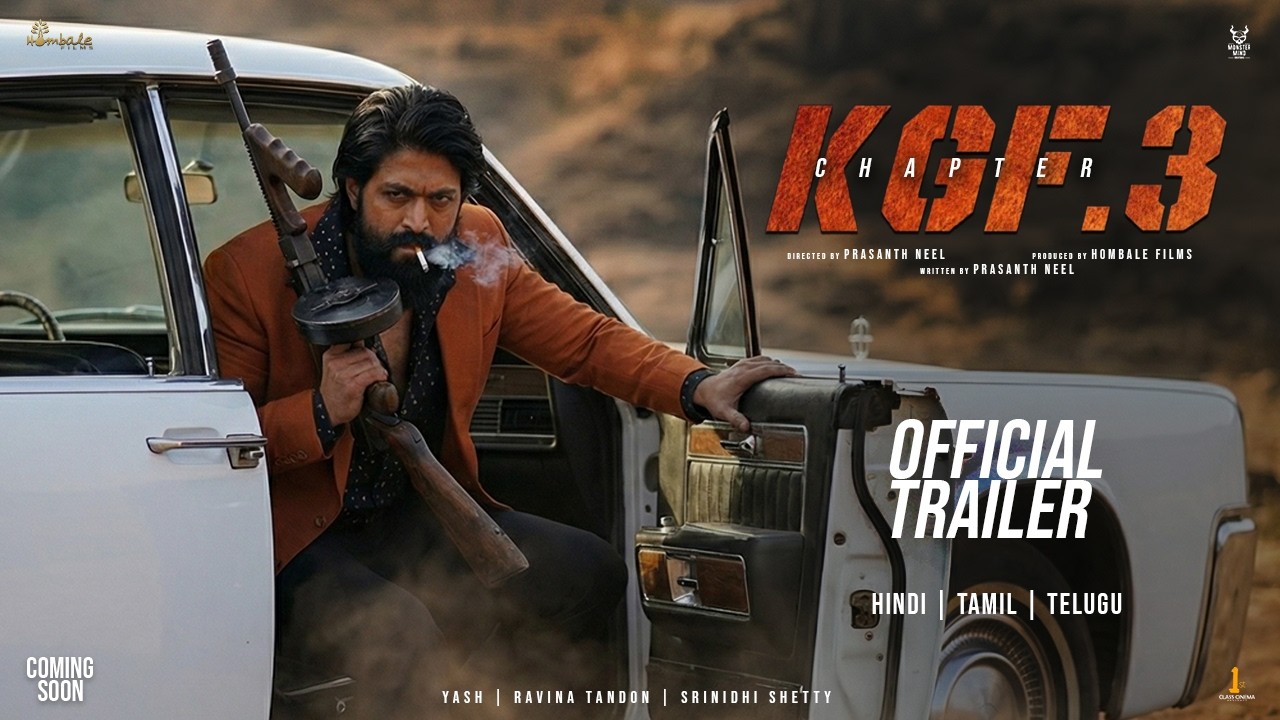 K.G.F Chapter 3 | Official Trailer | Rocking Star Yash | Prasanth Neel | Raveena Tandon | Fanmade AI