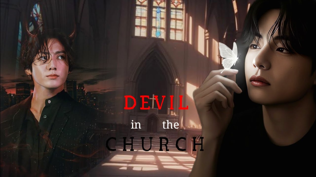 DEVIL in the CHURCH 👹 / Taekook oneshot movie 🎥🍿 // #taekook #hindi #ff #lovestory 