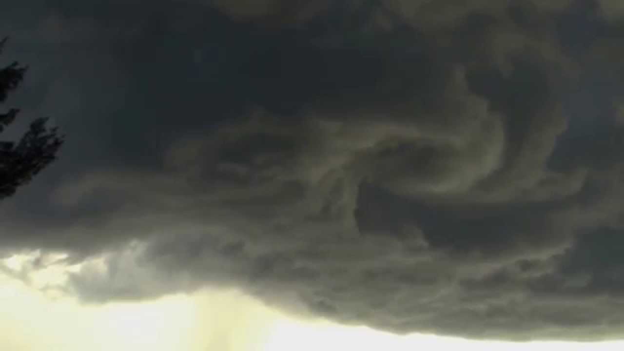 Funnel cloud formation over Cape Coral Florida