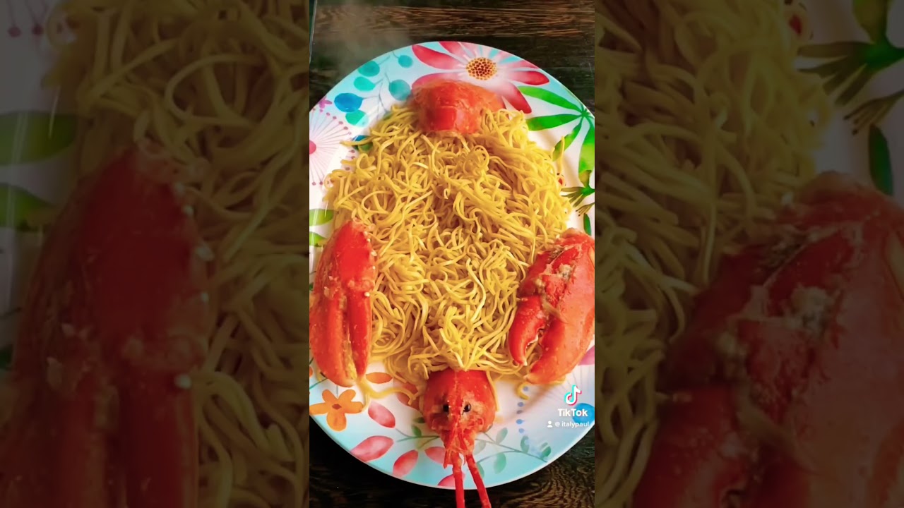 Super Salad Decoration Food Ideas - Lobster Noodles Recipe