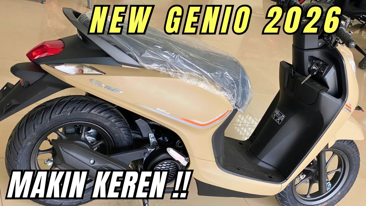 NEW HONDA GENIO 2026 MATTE BROWN 🔥🔥 WARNA MAHAL POOLL ‼️