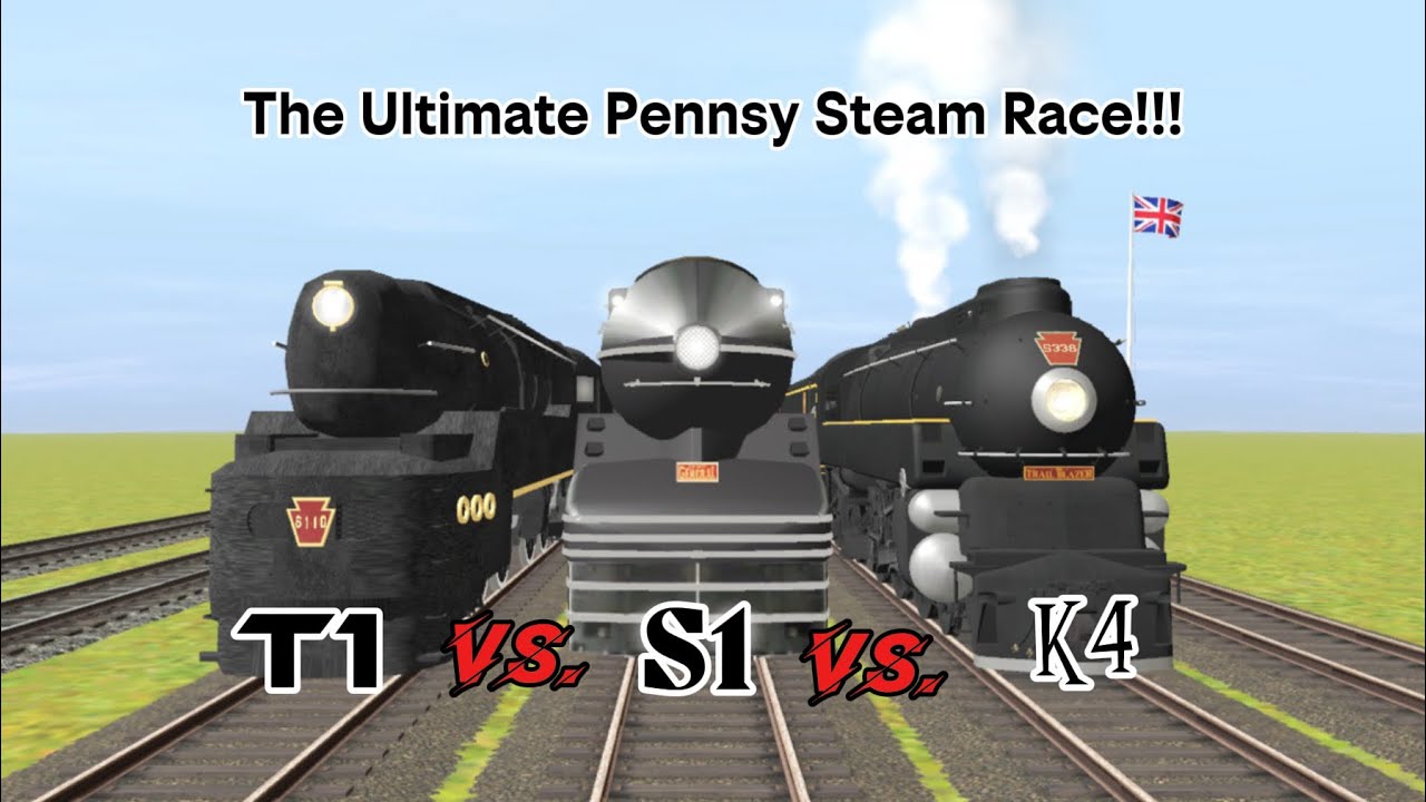 The Best PRR Steam Race!!! The K4 Vs. The S1 Vs. The T1!!!